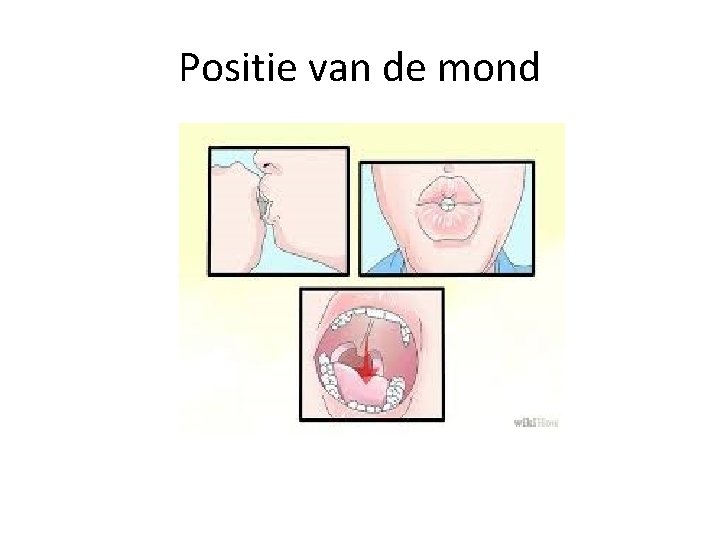 Positie van de mond 