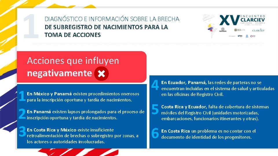 1 DIAGNÓSTICO E INFORMACIÓN SOBRE LA BRECHA DE SUBREGISTRO DE NACIMIENTOS PARA LA TOMA