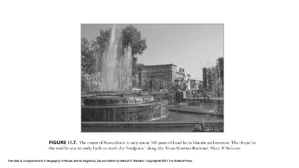 This slide is a supplement to A Geography of Russia and Its Neighbors, Second