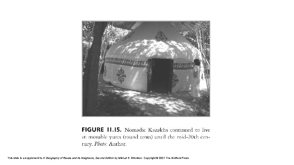 This slide is a supplement to A Geography of Russia and Its Neighbors, Second