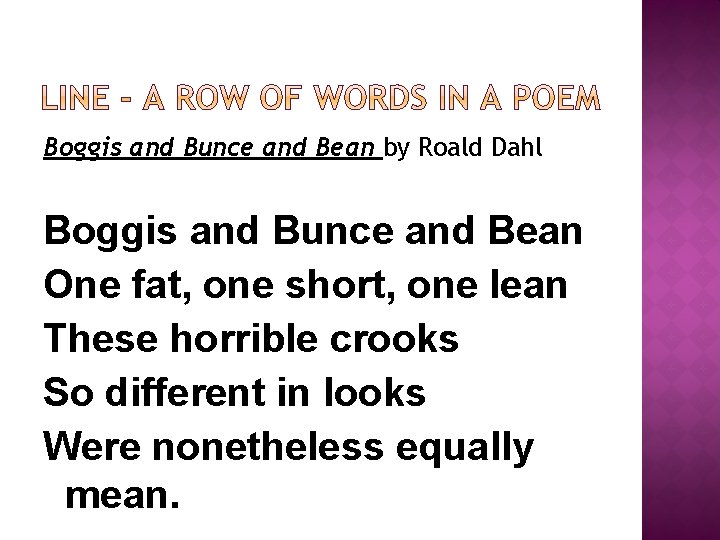Boggis and Bunce and Bean by Roald Dahl Boggis and Bunce and Bean One
