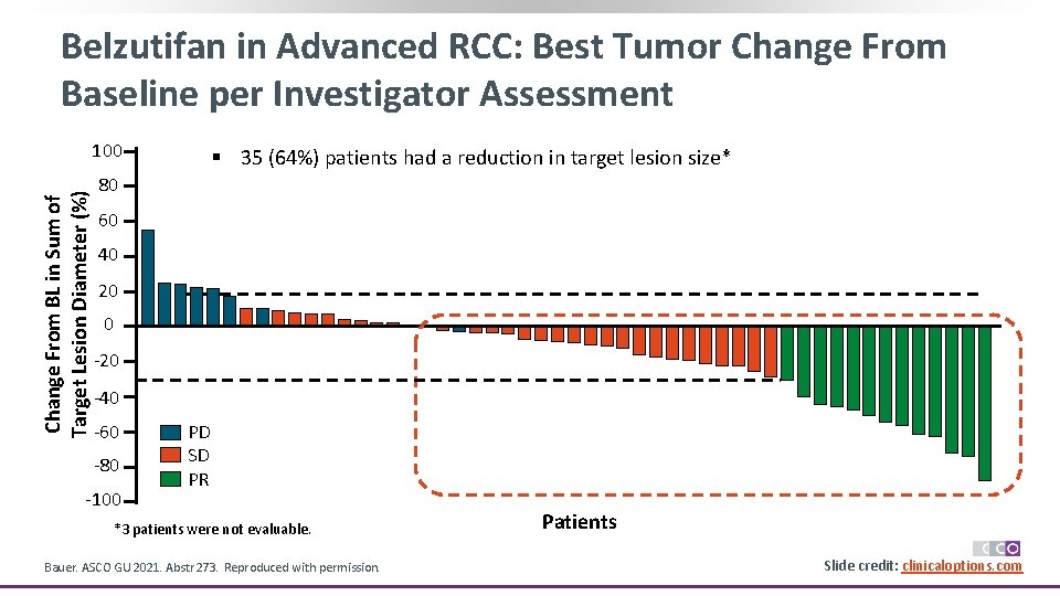 Belzutifan in Advanced RCC: Best Tumor Change From Baseline per Investigator Assessment Change From