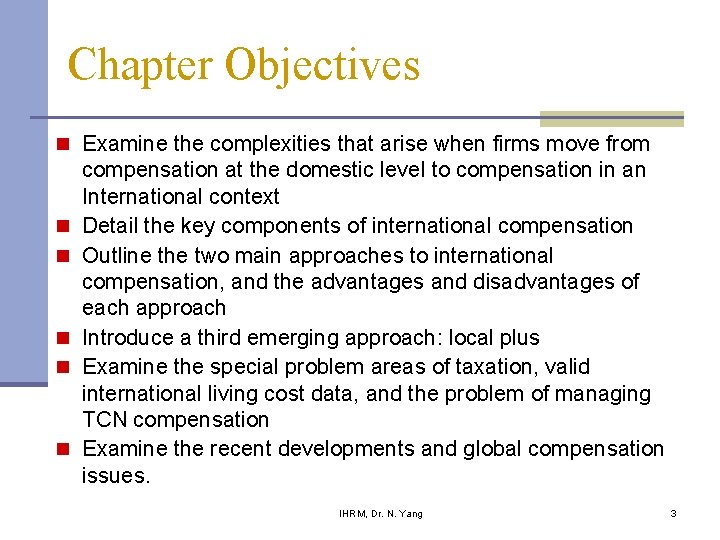 Chapter Objectives n Examine the complexities that arise when firms move from n n Chapter Objectives n Examine the complexities that arise when firms move from n n