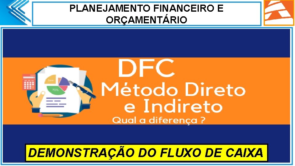 PLANEJAMENTO FINANCEIRO E ORÇAMENTÁRIO Ø. DEMONSTRAÇÃO DO FLUXO DE CAIXA 27 