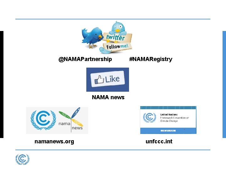 @NAMAPartnership #NAMARegistry NAMA news namanews. org unfccc. int 