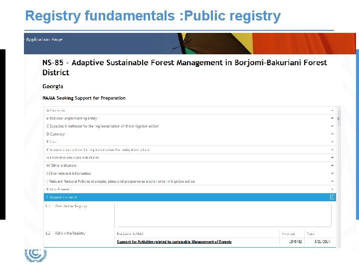 Registry fundamentals : Public registry 