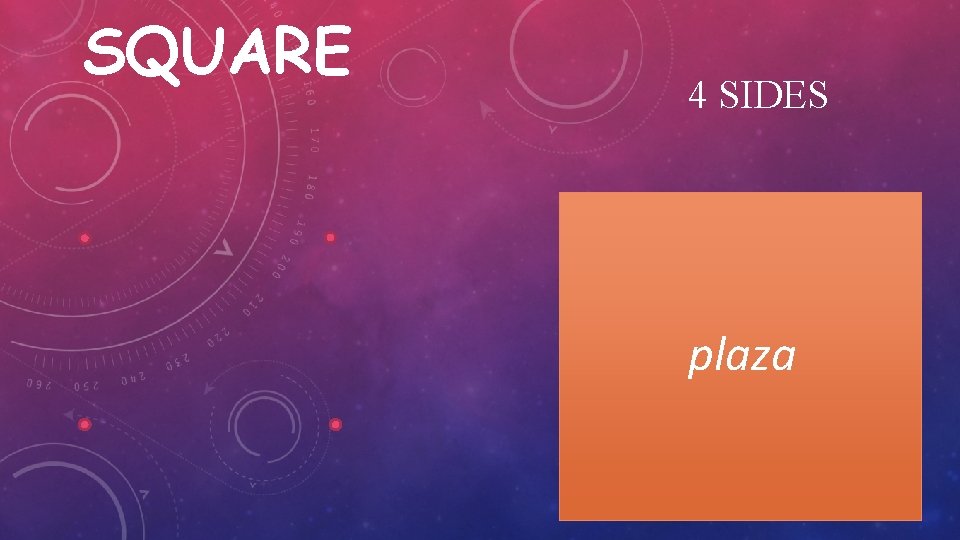 SQUARE 4 SIDES plaza 