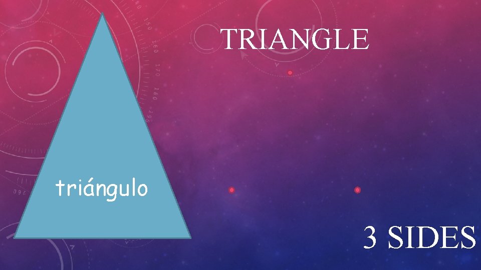 TRIANGLE triángulo 3 SIDES 