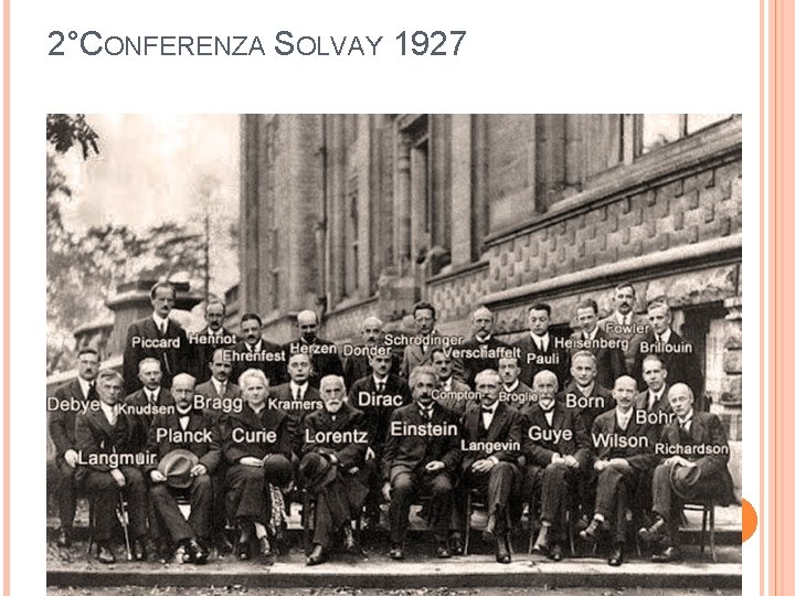 2°CONFERENZA SOLVAY 1927 