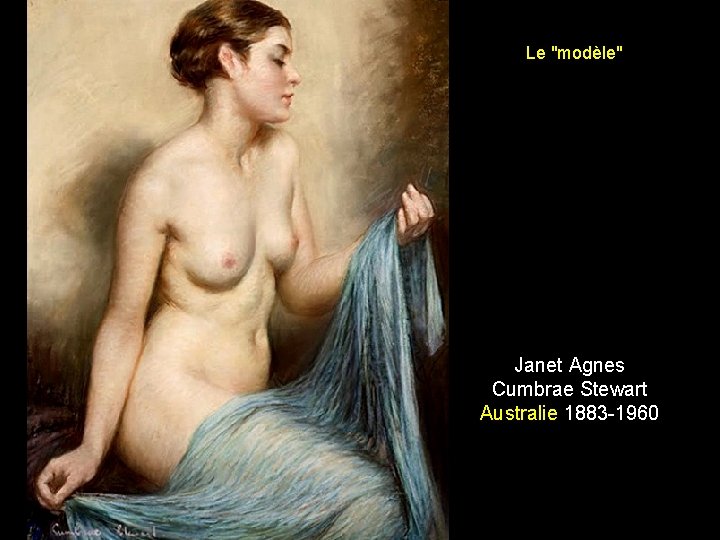 Le "modèle" Janet Agnes Cumbrae Stewart Australie 1883 -1960 