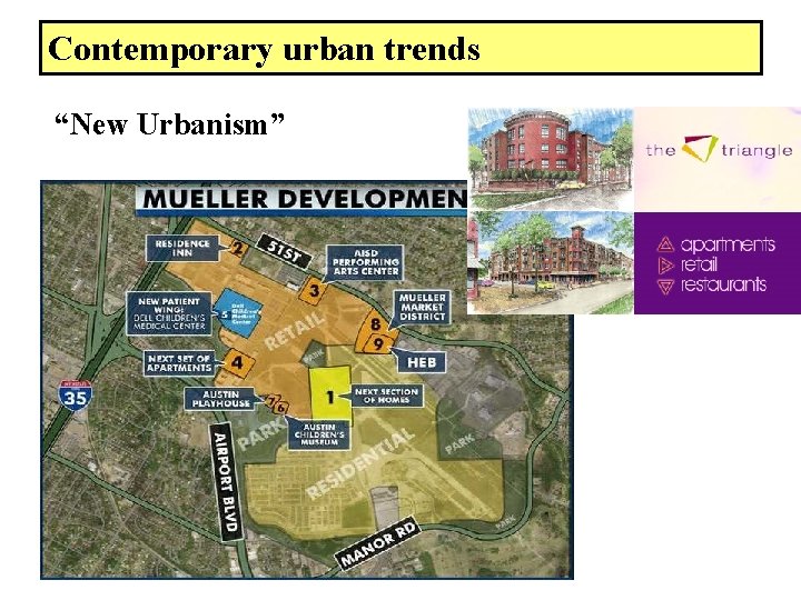 Contemporary urban trends “New Urbanism” 