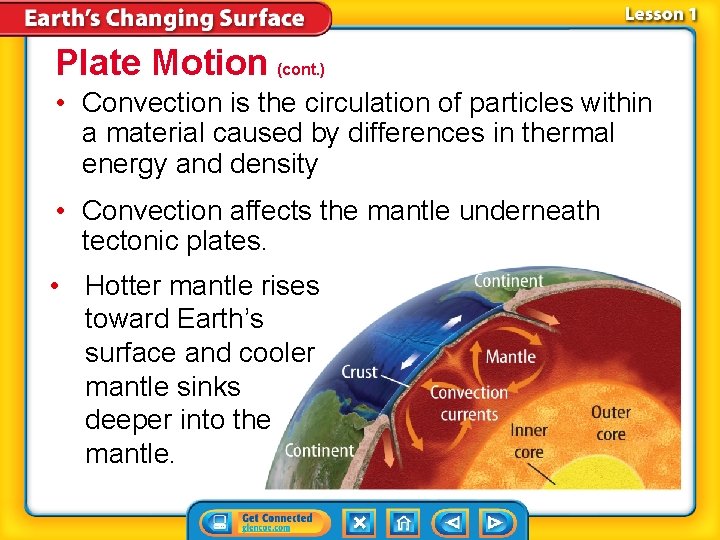 Plate Motion (cont. ) • Convection is the circulation of particles within a material