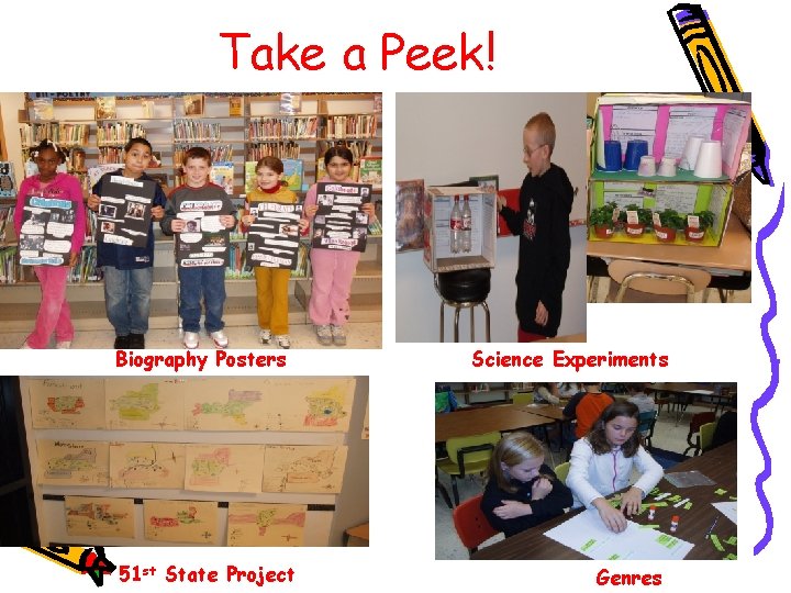 Take a Peek! Biography Posters 51 st State Project Science Experiments Genres 