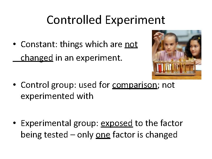 The Scientific Method Steps to the Scientific Method