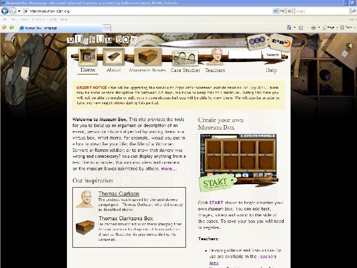 Museum Box Tutorial USING MUSEUM BOX AS A MULTIMEDIA ASSESSMENT TOOL