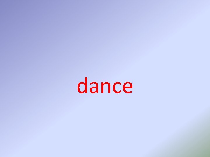 dance 