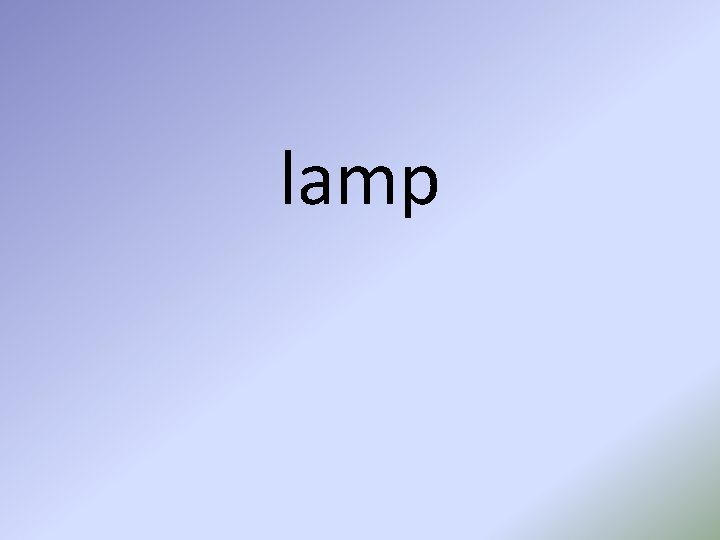 lamp 