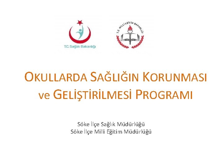 OKULLARDA SAĞLIĞIN KORUNMASI ve GELİŞTİRİLMESİ PROGRAMI Söke İlçe Sağlık Müdürlüğü Söke İlçe Milli Eğitim