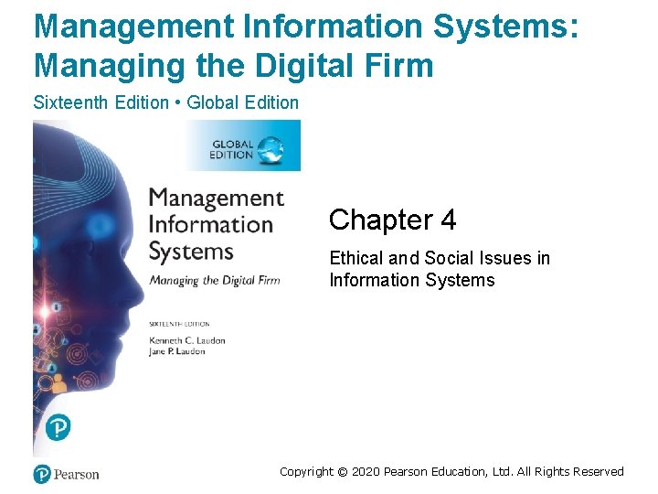 Management Information Systems Managing the Digital Firm Sixteenth