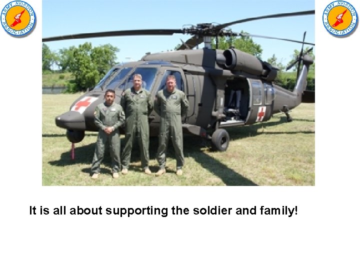 It is all about supporting the soldier and family! 
