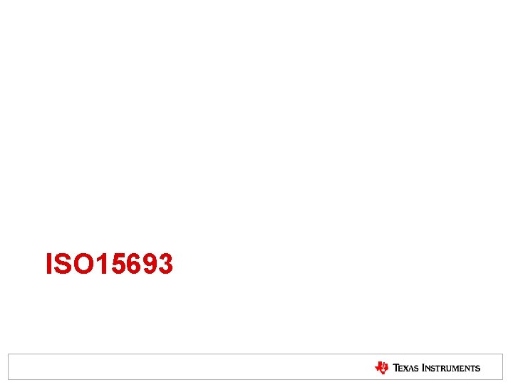 ISO 15693 ISO 15693