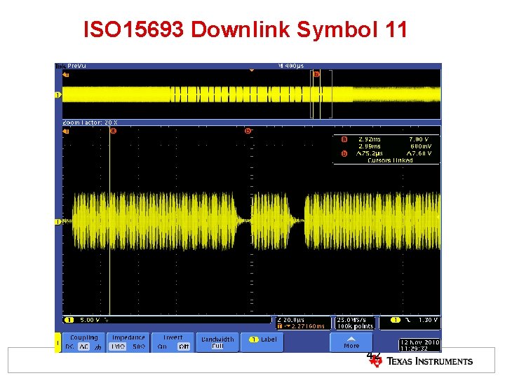 ISO 15693 Downlink Symbol 11 42 ISO 15693 Downlink Symbol 11 42