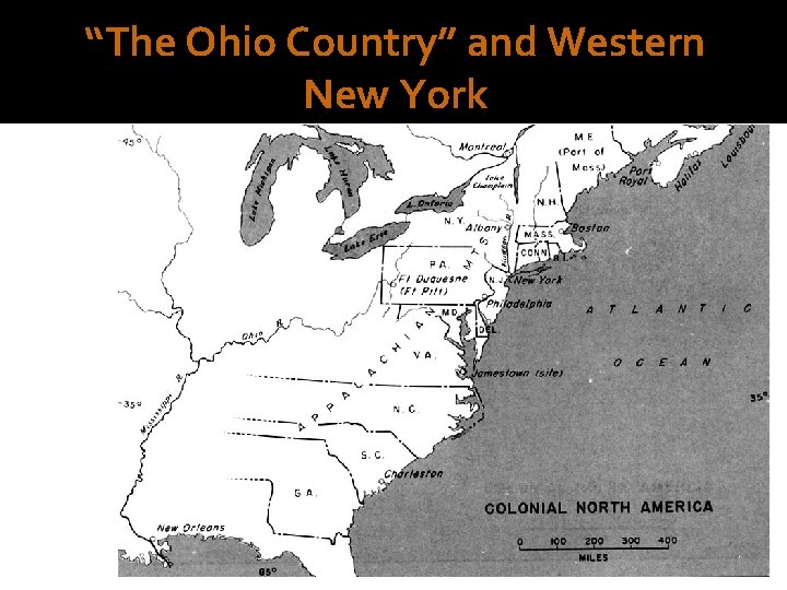 “The Ohio Country” and Western New York 