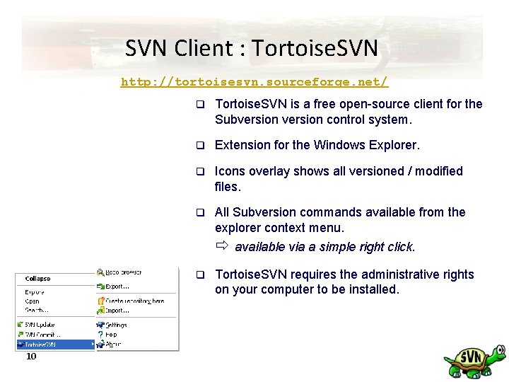 Subversion Tutorial Version Control Menggunakan Tortoise Svn The