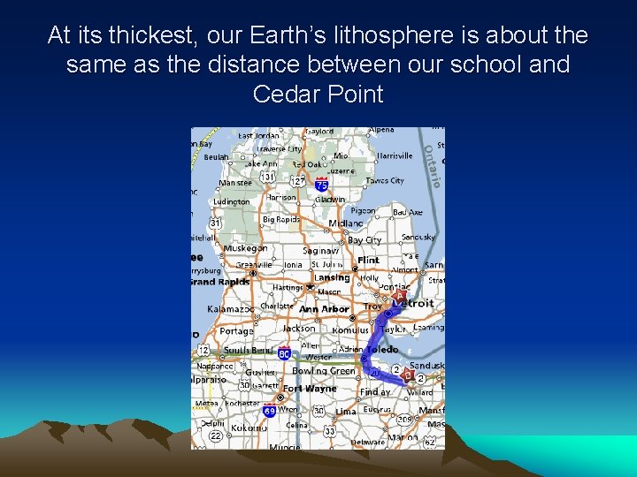 At its thickest, our Earth’s lithosphere is about the same as the distance between