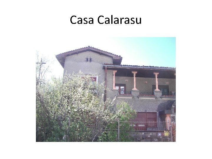 Casa Calarasu 