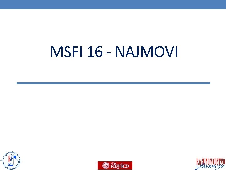 MSFI 16 - NAJMOVI 