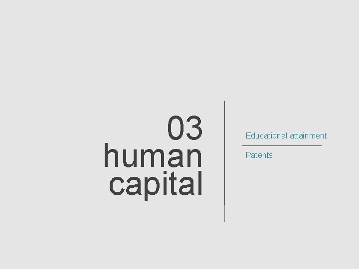 03 human capital Educational attainment Patents 