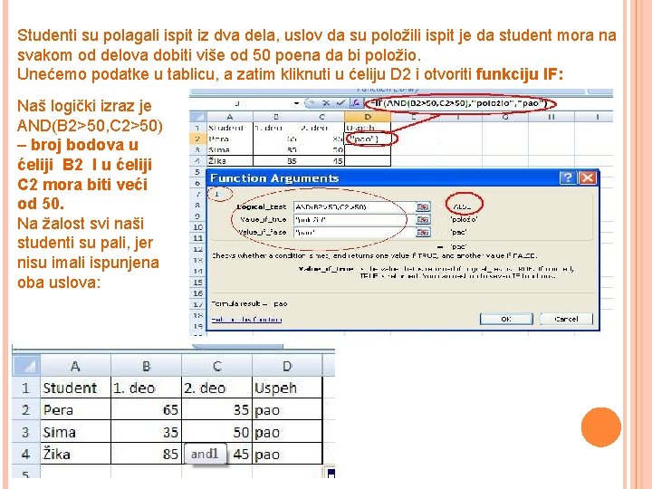 Studenti su polagali ispit iz dva dela, uslov da su položili ispit je da