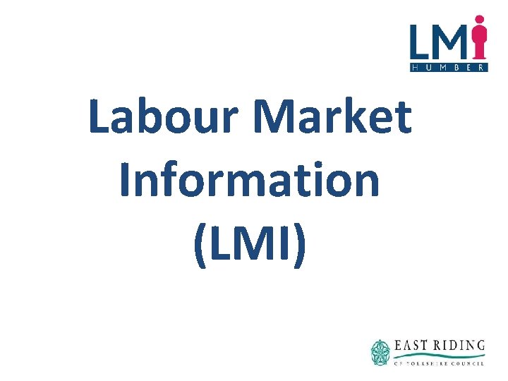 Labour Market Information (LMI) 