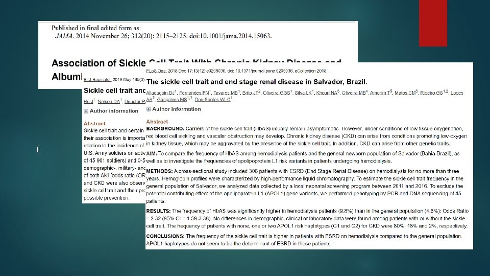 Improving Outcomes for Patients with Sickle Cell Disease