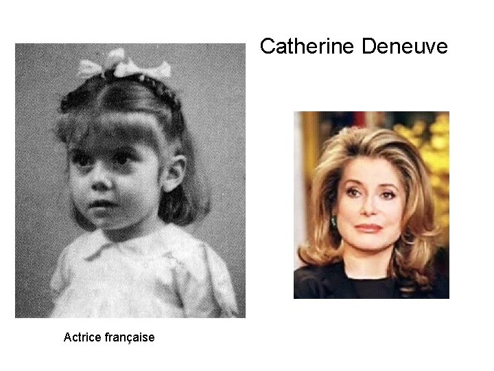 Catherine Deneuve Actrice française 