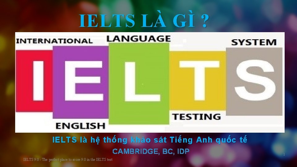 IELTS LÀ GÌ ? IELTS là hệ thống khảo sát Tiếng Anh quốc tế