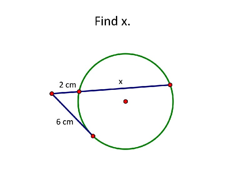 Find x. 