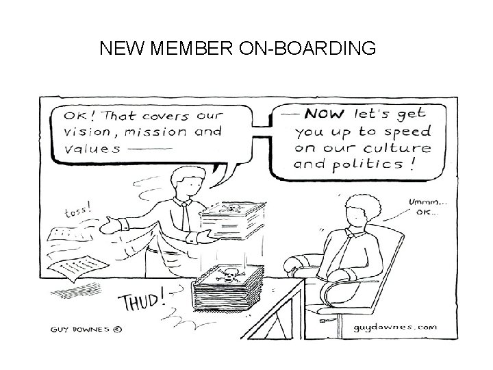 NEW MEMBER ON-BOARDING 