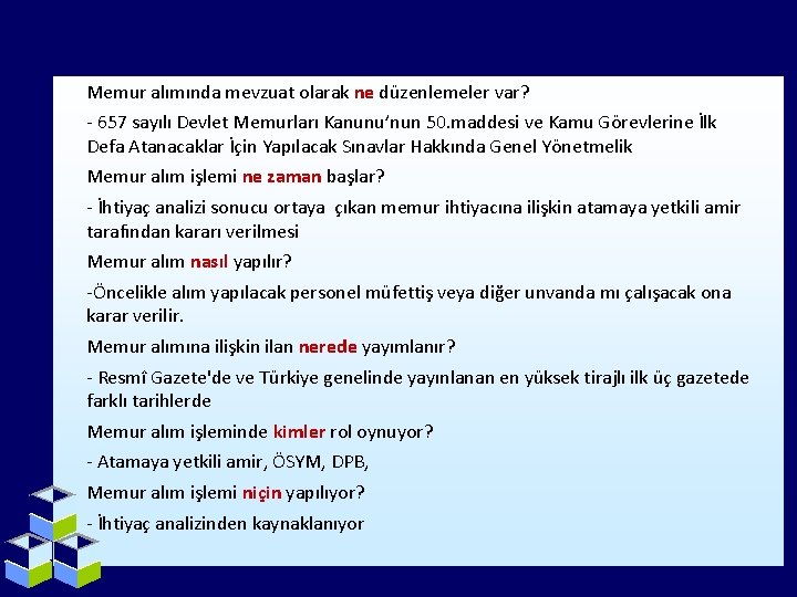 Memur alımında mevzuat olarak ne düzenlemeler var? - 657 sayılı Devlet Memurları Kanunu’nun 50.