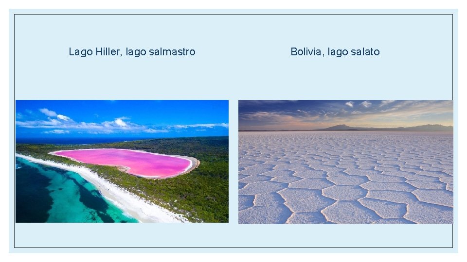 Lago Hiller, lago salmastro Bolivia, lago salato 