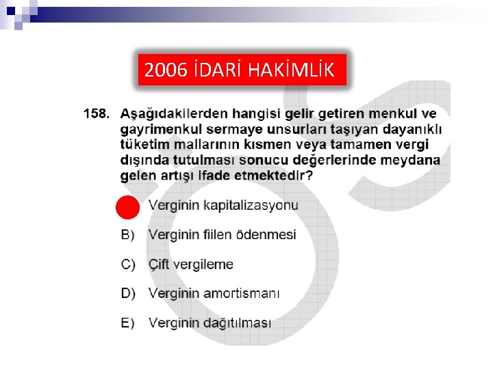 2006 İDARİ HAKİMLİK 