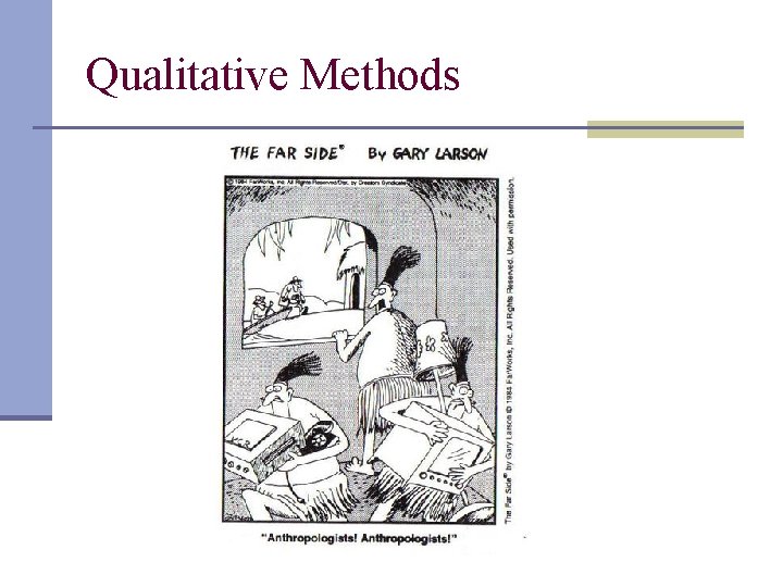 Qualitative Methods 