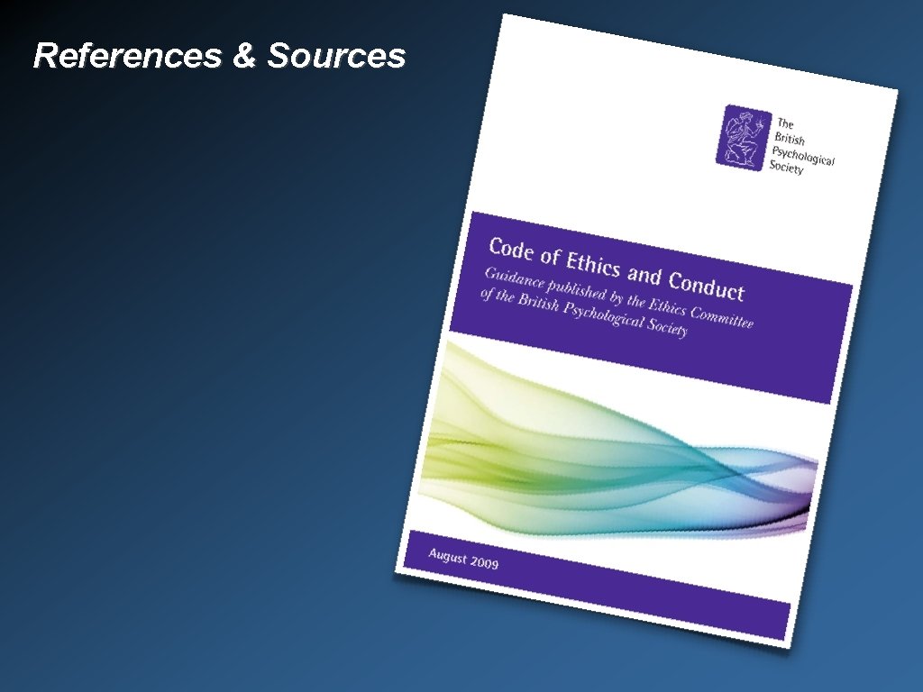 References & Sources 