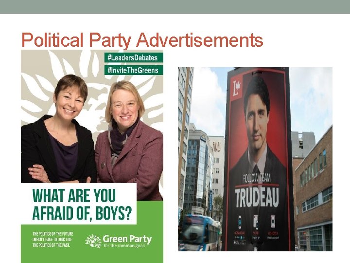 Political Party Advertisements 
