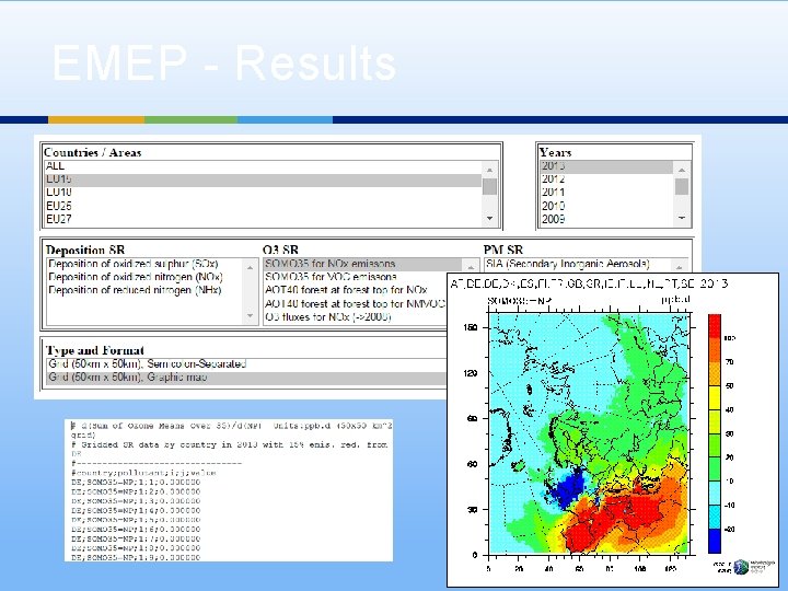 EMEP - Results 