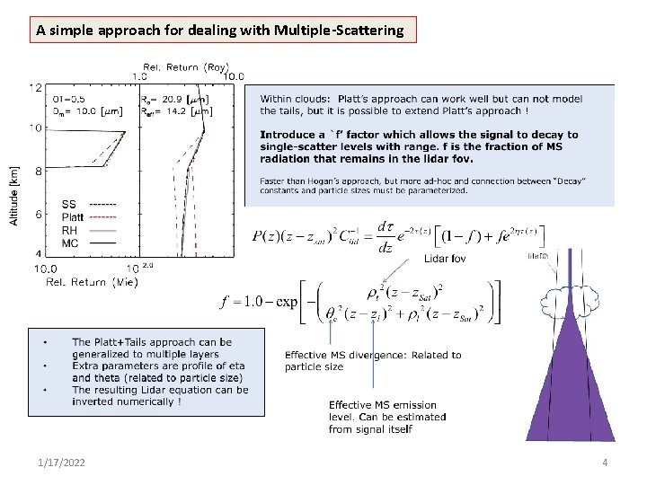 A simple approach for dealing with Multiple-Scattering 1/17/2022 4 