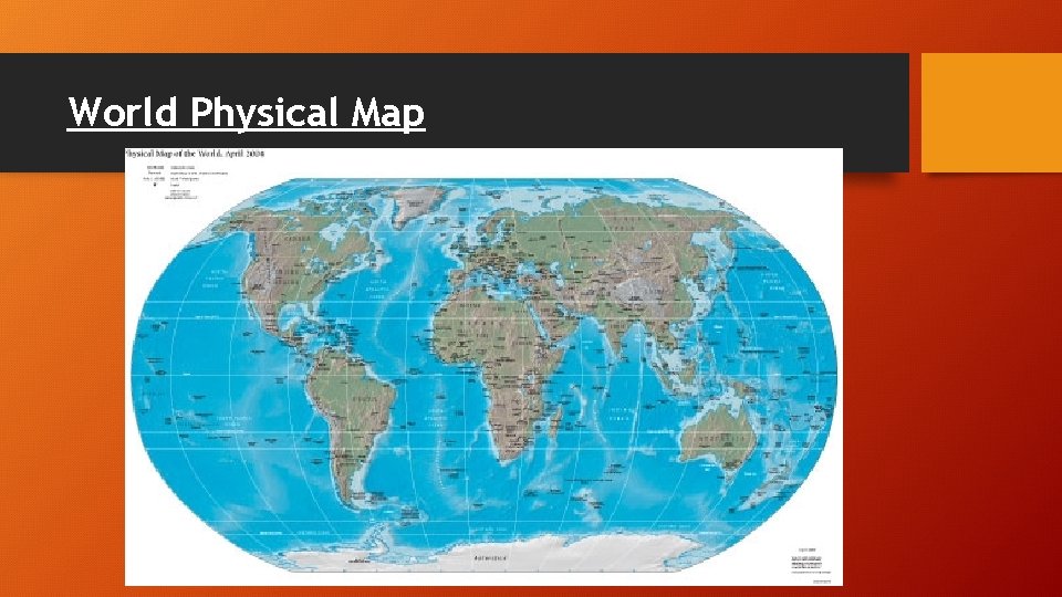 World Physical Map 