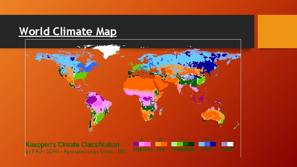 World Climate Map 