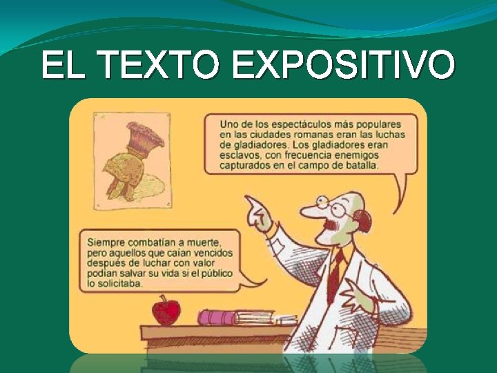 EL TEXTO EXPOSITIVO 